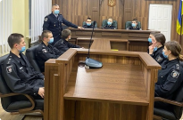 Ліцеїсти в «залі судових засідань» Фото