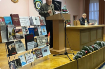 Вшанування учасників ліквідації наслідків аварії на Чорнобильській АЕС у ліцеї Фото