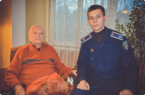Випускник юридичного ліцею імені Ярослава Кондратьєва 2014 року – курсант НАВС врятував життя 83-річному дідусеві. Фото
